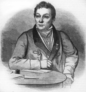 अलेक्जेंड्रे लेनोर का पोर्ट्रेट। फ्रांसीसी पुरातत्वविद् (1761 से 1839)। द्वारा अज्ञात कलाकार