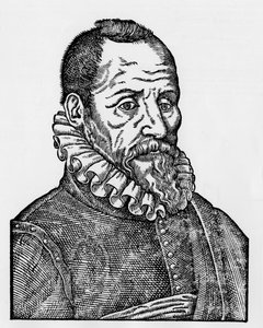एम्ब्रोज़ पारे का पोर्ट्रेट (1509-1590), फ्रेंच सर्जन द्वारा अज्ञात कलाकार