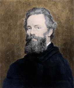 अमेरिकी कवि और उपन्यासकार हरमन मेलविल (1819-1891) का पोर्ट्रेट। द्वारा अज्ञात कलाकार