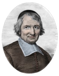 एंटोनी अर्नाल्ड डिट ले ग्रैंड अर्नाल्ड (1612-1694) का पोर्ट्रेट, फ्रांसीसी पुजारी, धर्मशास्त्री, दार्शनिक और गणितज्ञ, जेन्सेनिस्ट्स के सदस्य (एंटोनी अर्नाल्ड का पोर्ट्रेट फ्रेंच रोमन कैथोलिक धर्मशास्त्री, दार्शनिक और गणितज्ञ, अग्रणी द्वारा अज्ञात कलाकार