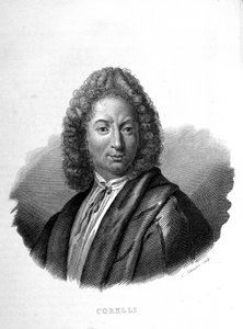 आर्कान्जेलो कोरेली का पोर्ट्रेट (1653 - 1713) द्वारा अज्ञात कलाकार