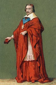 आर्मंड जीन डू प्लेसिस का पोर्ट्रेट, कार्डिनल डी रिशेल्यू (1585 - 1642) द्वारा अज्ञात कलाकार