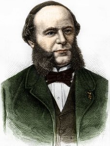 ऑगस्टे पॉयर-क्वार्टियर (पॉयर क्वेर्टियर) का पोर्ट्रेट (1820 - 1891)। 19 वीं शताब्दी के अंत से उत्कीर्णन। द्वारा अज्ञात कलाकार