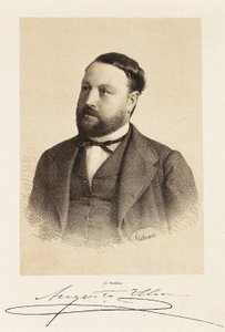 ऑगस्टो उल्लोआ का पोर्ट्रेट (1823-1879), स्पेनिश राजनीतिज्ञ। उत्कीर्णन मैड्रिड, राष्ट्रीय पुस्तकालय। द्वारा अज्ञात कलाकार