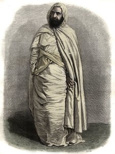 बेन माही एड दीन अब्द अल कादर (अब्द अल-कादर) (1808 - 1883) का पोर्ट्रेट अब्देलकादर, काजल के अमीर, सैन्य और धार्मिक नेता, - बेन माही एड दीन अब्द अल कादर (अब्द अल-कादर) का पोर्ट्रेट (1808-) १८८३) अमीर अल्जीरियन - द्वारा अज्ञात कलाकार