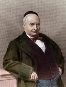 चार्ल्स अगस्टे सैंट बेउवे का पोर्ट्रेट (1804-1869), फ्रांसीसी लेखक। 19वीं सदी की नक्काशी। निजी संग्रह। द्वारा अज्ञात कलाकार