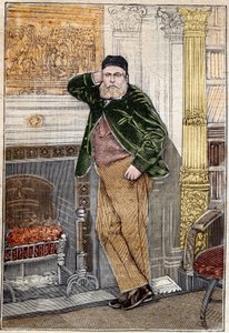 चार्ल्स गुनोद का पोर्ट्रेट (1818-1893), फ्रांसीसी संगीतकार। द्वारा अज्ञात कलाकार