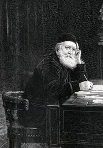 चार्ल्स गुनोद का पोर्ट्रेट (1818-1893), फ्रांसीसी संगीतकार। द्वारा अज्ञात कलाकार