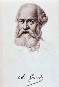 चार्ल्स गुनोद का पोर्ट्रेट (1818-1893) अंग्रेजी संगीतकार ड्राइंग। 19 वीं सदी। मिलान, बिब्लियोटेका डेल कंजर्वेटोरियो द्वारा अज्ञात कलाकार