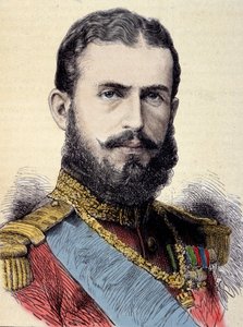रोमानिया के राजा चार्ल्स I (कैरोल I) (1839-1914) का पोर्ट्रेट। द्वारा अज्ञात कलाकार