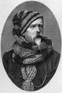 पहाड़ की पोशाक में चार्ल्स मैरी एटियेन चैंपियन डुबोइस डी नानसौटी (1815-1895), फ्रांसीसी जनरल का पोर्ट्रेट। (१८७९ में बगनेरेस डी बिगोरे में ली गई एक तस्वीर से)। "" प्रकृति में उत्कीर्णन: कला और शिक्षा के लिए विज्ञान और उनके अनुप्रयोगों की समीक्षा द्वारा अज्ञात कलाकार