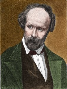 ईसाई फ्रेडरिक हेबेल (1813-1863) का पोर्ट्रेट जर्मन कवि और नाटककार द्वारा अज्ञात कलाकार