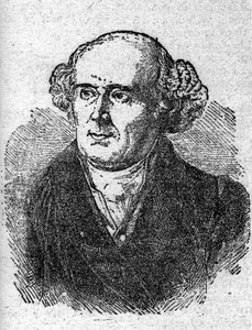 होम्योपैथी के संस्थापक चिकित्सक क्रिश्चियन हैनिमैन (1755 - 1843) का पोर्ट्रेट। 19वीं सदी की नक्काशी। द्वारा अज्ञात कलाकार