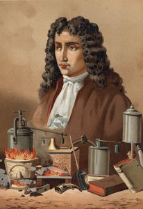 लुइस फिगुएर द्वारा "साइंस एंड इट्स मेन" से डेनिस पापिन (1647 - 1714) का पोर्ट्रेट। बार्सिलोना 1881 द्वारा अज्ञात कलाकार