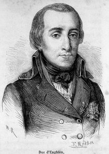 ड्यूक लुई एंटोनी हेनरी डी बॉर्बन ड्यूक ऑफ एनघियन (1772-1804), फ्रांसीसी राजकुमार का पोर्ट्रेट, उन्हें 21 मार्च 1804 को बोनापार्ट द्वारा गोली मार दी गई थी। द्वारा अज्ञात कलाकार