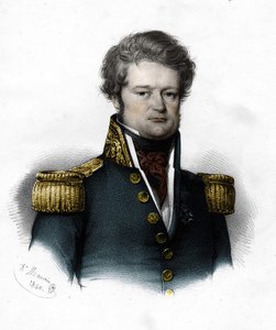 ड्यूमॉन्ट डी'उर्विले का पोर्ट्रेट (1790 - 1842), फ्रांसीसी नाविक - 1840 का उत्कीर्णन। द्वारा अज्ञात कलाकार