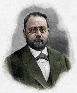 एमिल ज़ोला का पोर्ट्रेट (1840-1902) द्वारा अज्ञात कलाकार