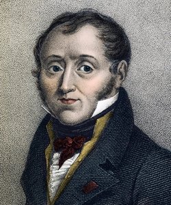 इमैनुएल डी लास केसेस (1766-1842) का पोर्ट्रेट फ्रांसीसी इतिहासकार - 19वीं शताब्दी का उत्कीर्णन द्वारा अज्ञात कलाकार
