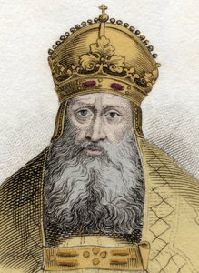 हैब्सबर्ग के सम्राट रोडोल्फ (1218-1291), जर्मन रोमन सम्राट (जर्मनी के रूडोल्फ प्रथम) का पोर्ट्रेट द्वारा अज्ञात कलाकार