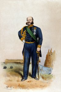 यूजेनियो डि सावोइया कैरिग्नानो का पोर्ट्रेट (1816-1888)। द्वारा अज्ञात कलाकार