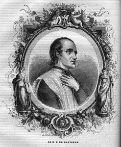 फादर डेलाक्रोइक्स डी रविग्नन (1795-1858), फ्रेंच जेसुइट का पोर्ट्रेट। द्वारा अज्ञात कलाकार