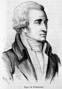 फेलिक्स जूलियन जीन बिगोट डी प्रीमेनेउ (1747-1825), फ्रांसीसी वकील और राजनीतिज्ञ का पोर्ट्रेट। द्वारा अज्ञात कलाकार