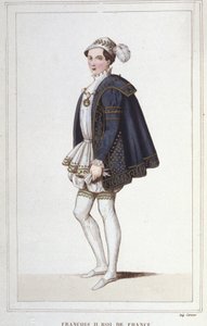 फ्रेंकोइस II (1544 - 1560) का पोर्ट्रेट, 1830 King से उत्कीर्ण फ्रांस के राजा द्वारा अज्ञात कलाकार