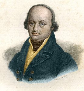 फ्रांज-जोसेफ गैल (फ्रांज जोसेफ) (1758 - 1828) का पोर्ट्रेट, जर्मन डॉक्टर, 19वीं शताब्दी का उत्कीर्णन द्वारा अज्ञात कलाकार