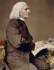 फ्रांज लिस्ट्ट (1811-1886) का पोर्ट्रेट, हंगेरियन संगीतकार, पियानोवादक और कंडक्टर द्वारा अज्ञात कलाकार