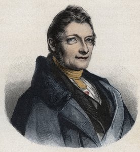 फ्रांज ज़ेवर गैबेल्सबर्गर का पोर्ट्रेट (1789-1849) अंग्रेजी आविष्कारक द्वारा अज्ञात कलाकार