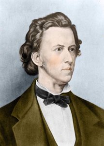 फ्रेडरिक चोपिन का पोर्ट्रेट (1810-1849), पोलिश संगीतकार। द्वारा अज्ञात कलाकार