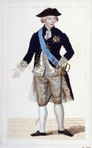 गिल्बर्ट मोटियर का पोर्ट्रेट, मार्क्विस डे ला फेयेट (1757-1834)। द्वारा अज्ञात कलाकार
