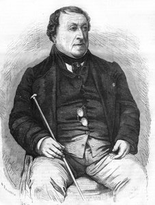 Gioacchino Rossini का पोर्ट्रेट (1792-1868)। द्वारा अज्ञात कलाकार