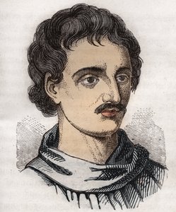 जिओर्डानो ब्रूनो (1548-1600) का पोर्ट्रेट इतालवी डोमिनिकन तपस्वी, दार्शनिक, गणितज्ञ, कवि और ज्योतिषी। द्वारा अज्ञात कलाकार