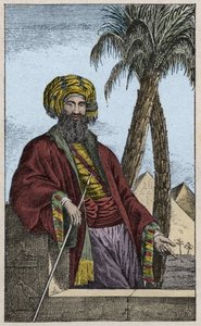 Giovanni Battista (Gianbattista) Belzoni (1778-1823) का चित्र, इतालवी खोजकर्ता और पुरातत्वविद्, जिन्होंने मिस्र में महत्वपूर्ण पुरातात्विक खोज की - Giovanni Battista Belzoni (1778-1823), इतालवी खोजकर्ता और पुरातत्वविद् का चित्र, उत्कीर्णन द्वारा अज्ञात कलाकार