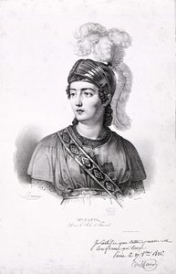 गिउडिट्टा पास्ता का पोर्ट्रेट (1797-1865)। द्वारा अज्ञात कलाकार