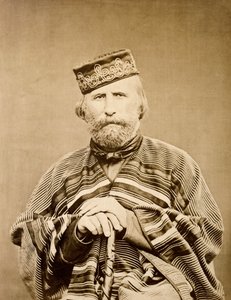 ग्यूसेप गैरीबाल्डी का पोर्ट्रेट (1807-1882) 1865 द्वारा अज्ञात कलाकार