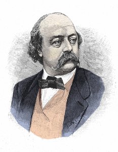 गुस्ताव फ्लेबर्ट का पोर्ट्रेट (1821 - 1880)। द्वारा अज्ञात कलाकार