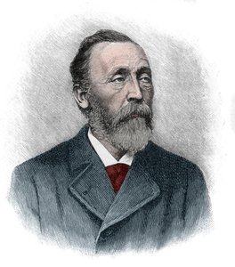 हेनरिक वॉन स्टीफ़न का पोर्ट्रेट (1831-1897) जर्मन साम्राज्य के लिए एक सामान्य पोस्ट डायरेक्टर जिन्होंने जर्मन डाक सेवा को पुनर्गठित किया द्वारा अज्ञात कलाकार