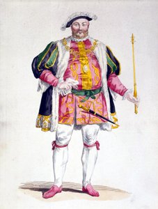 इंग्लैंड के हेनरी VIII (1491 - 1547) का पोर्ट्रेट। द्वारा अज्ञात कलाकार