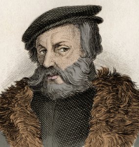हर्नान कोर्टेस (1485-1547) का पोर्ट्रेट, स्पेनिश विजेता। द्वारा अज्ञात कलाकार