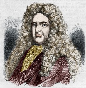 जीन चारडिन का पोर्ट्रेट, फ्रांसीसी यात्री (1643-1713)। द्वारा अज्ञात कलाकार