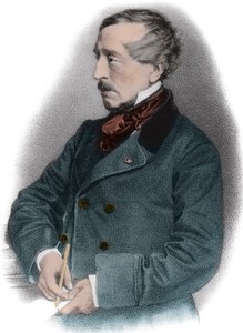 जीन जैक्स का पोर्ट्रेट (जीन-जैक्स) एम्पीयर (1800-1864) फ्रांसीसी इतिहासकार - द्वारा अज्ञात कलाकार