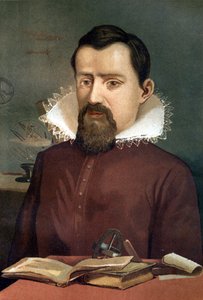 जोहान्स केपलर (केपलर), खगोलशास्त्री (1571 - 1630) का पोर्ट्रेट, साइंस एंड इट्स मेन द्वारा लुई फिगुएर, बार्सिलोना 1881 के बाद द्वारा अज्ञात कलाकार