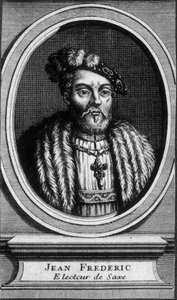 जॉन का पोर्ट्रेट - फ्रेडरिक, उदार, सैक्सोनी का निर्वाचक (1503 - 1554) - एन डी द्वारा अज्ञात कलाकार