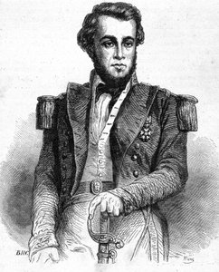 लेफ्टिनेंट बेलोट (1826-1853) का पोर्ट्रेट - "" लेस कंटेम्पोरेन्स "" में, और 19 वीं शताब्दी के अंत में। द्वारा अज्ञात कलाकार