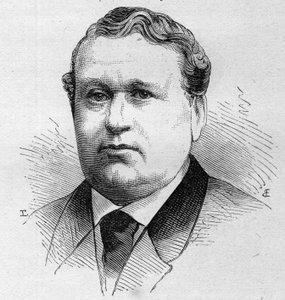 एम. थिरॉन का पोर्ट्रेट, फ्रांसीसी कॉमेडियन, 1852 से 1889 तक कॉमेडी फ़्रैंचाइज़ के सदस्य। 16 अगस्त 1879 के "" ले मोंडे इलस्ट्रे"" संख्या 1168 में उत्कीर्णन। द्वारा अज्ञात कलाकार