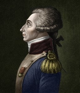 मैरी जोसेफ गिल्बर्ट मोटी मोटियर का पोर्ट्रेट, मार्क्विस डी लाफायेट (1757-1834), फ्रांसीसी अभिजात और सेना। द्वारा अज्ञात कलाकार