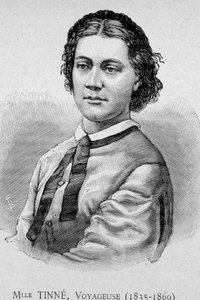 मिस टिने का पोर्ट्रेट, ट्रैवलर (1835 - 1869) - ग्रेव। 19 वी सदी द्वारा अज्ञात कलाकार