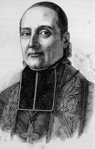 मोनसिग्नोर सिबोर का पोर्ट्रेट, फ्रेंच प्रीलेट (1792-1857) द्वारा अज्ञात कलाकार